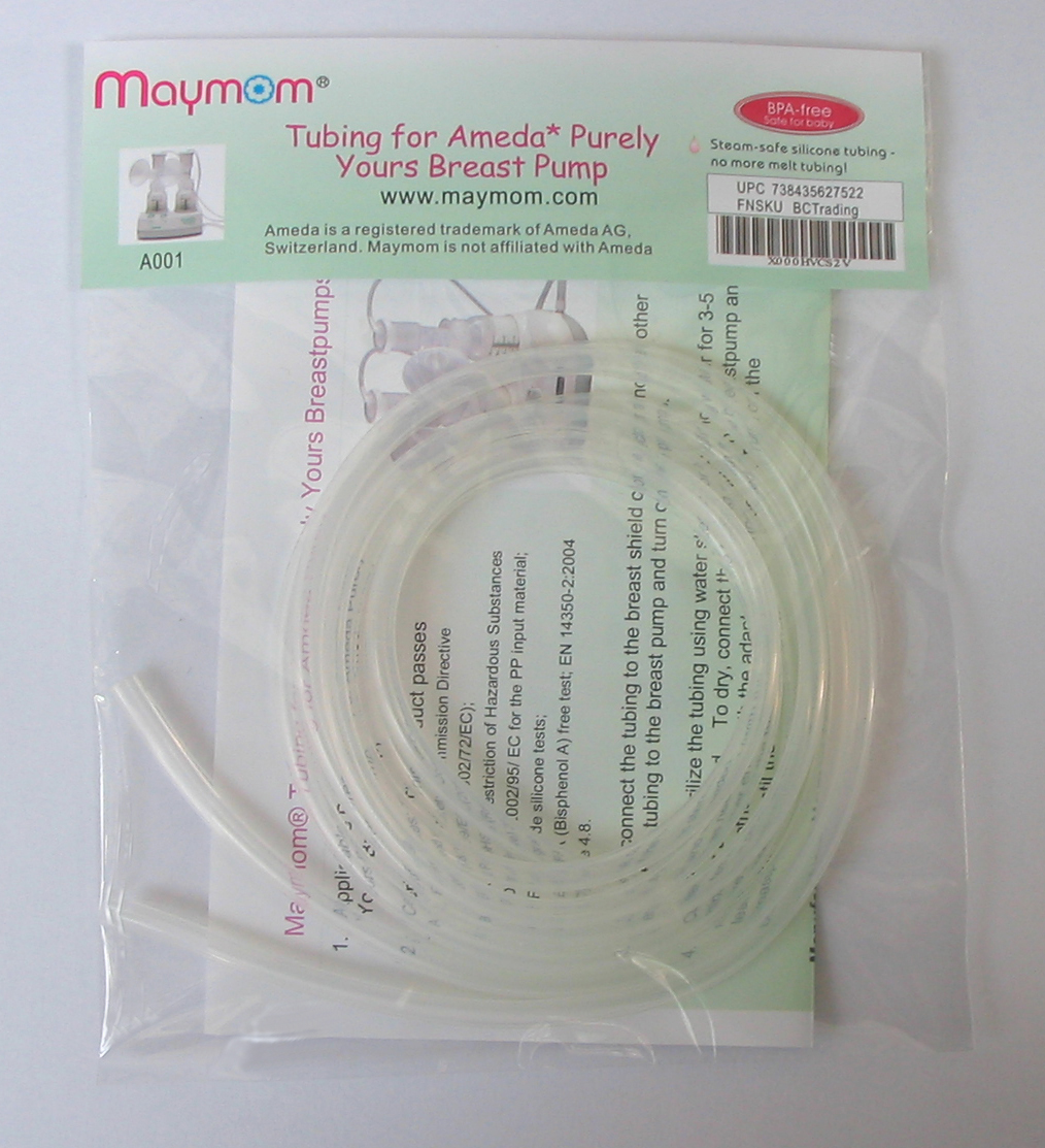 (image for) Replacement Tubing for Ameda Purely Yours Breast Pump, Retail Pack, 2 Tubes/Pack; 200 packs